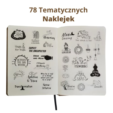 Dziennik Jogina - Yogi's Journal  notes, kalendarz