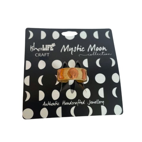 Fazy Księżyca Miedziany Pierścionek (Moon Phases Copper Ring) 