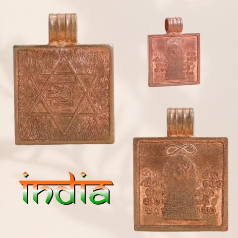  Consecrated Dhyanalinga Copper Pendant