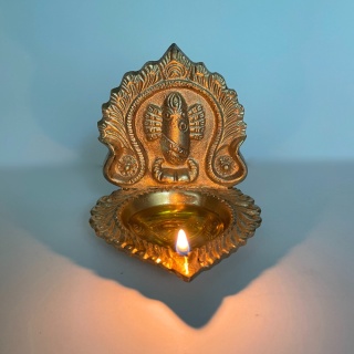 Linga Bhairavi Lamp Brass Lamp Devi