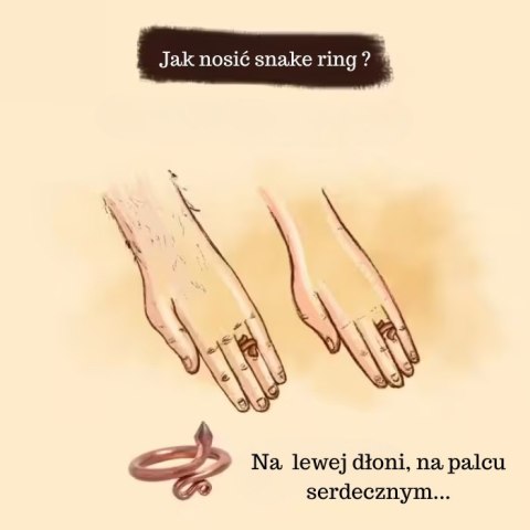 Snake Ring Sarpa Sutra Copper (Size M)