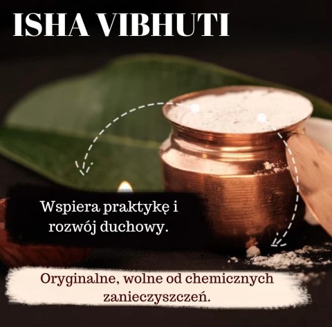 Vibhuti Konsekrowane Wibhuti Sadhguru 