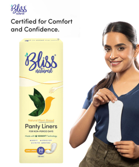 Bliss Natural - wkładki higieniczne Bliss 100% Organiczne Podpaski