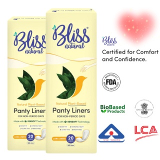 Bliss Natural - Panty Liners Bliss 100% Organic Sanitary Pads