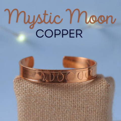 Mystic Moon miedziana bransoletka 100% Miedzi ()