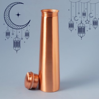Mystic Moon Copper Bottle with Quote – 750ml Copper ISHA