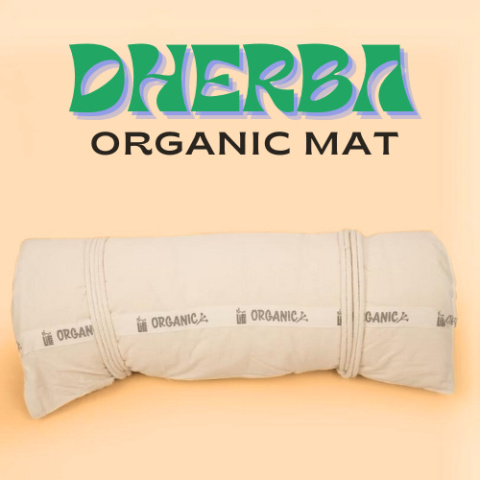 Organiczna mata do medytacji z trawy Dharba 