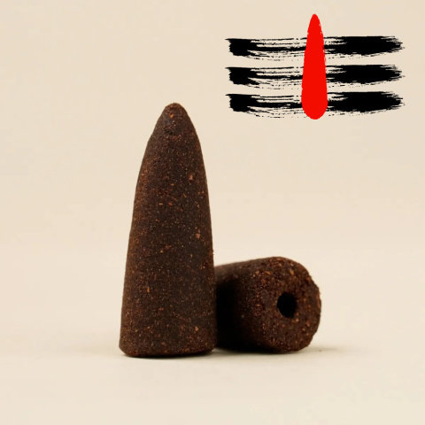 SANDALWOOD Conical Incense Sticks for Adiyogi Backflow 20 Conical Incense Sticks