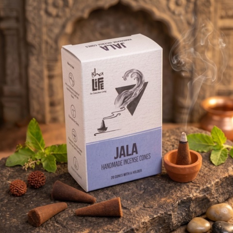 WATER Pancha Bhuta JALA Conical incense Water (Pack of 20 Cone)