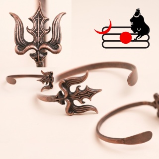 Miedziana Bransoleta Mahashula (Trishul) –  