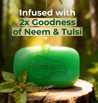 Soap in Hamam Neem & Tulsi 100 g – Your Daily Protection from India