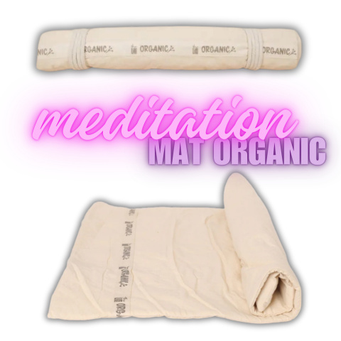 Organiczna Bawełniana mata do medytacji 