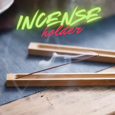 Bamboo stand incense stand - wooden