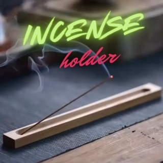 Bamboo stand incense stand - wooden