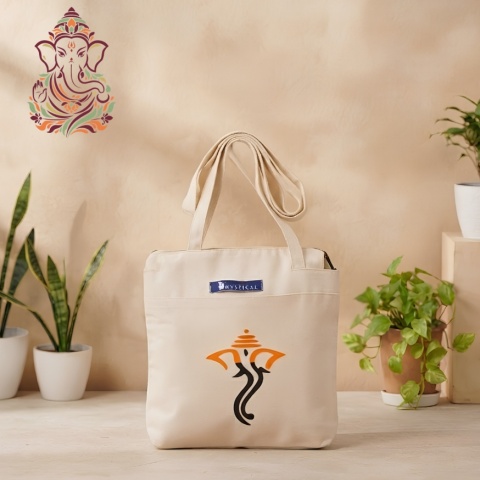 Bag with Ganesh print